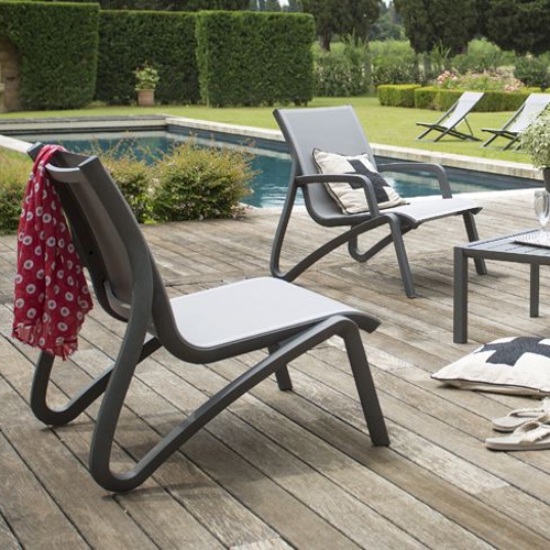 Sillones de exterior Sunset de Aluminio y Malla