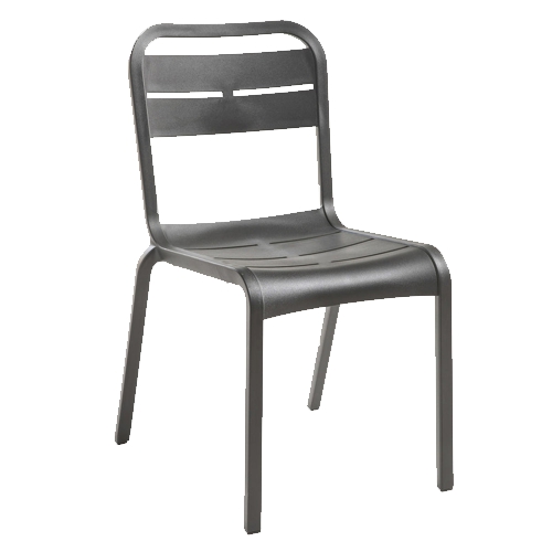 GF-6101 CANNES silla apilable sin brazos (carbon)