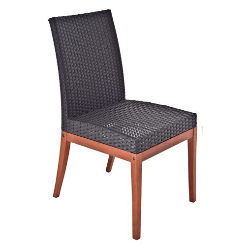 TM-0981 FIBRA Silla Comedor c/brazos